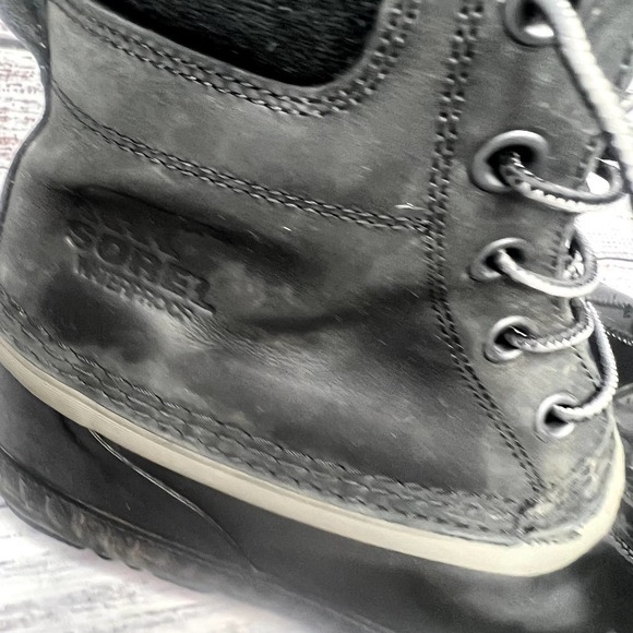 Sorel Cheyanne II Mens Waterproof Black Boots Lined 8.5 main image 7